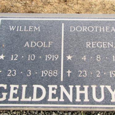 GELDENHUYS Willem Adolf 1919-1988 &amp; Dorothea Regena 1917-1984