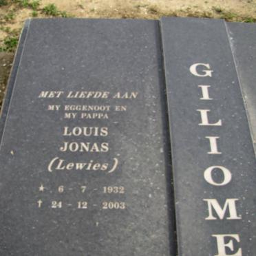 GILIOMEE Louis Jonas 1932-2003