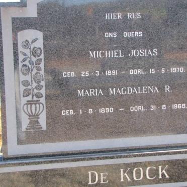 KOCK Michiel Josias, de 1891-1970 &amp; Maria Magdalena R. 1890-1968  