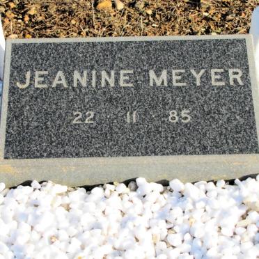 MEYER Jeanine -1985
