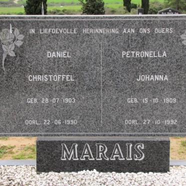 MARAIS Daniel Christoffel 1903-1990 &amp; Petronella Johanna 1909-1992