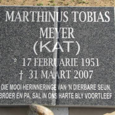 MEYER Marthinus Tobias 1951-2007