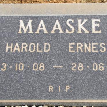 MAASKE Harold Ernest 1908-1991