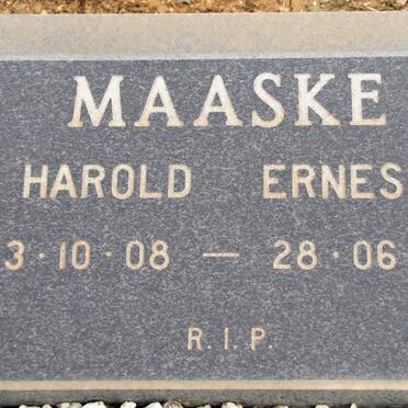 MAASKE Harold Ernest 1908-1991