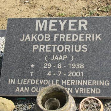 MEYER Jakob Frederik Pretorius 1938-2001
