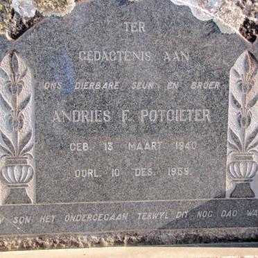 POTGIETER Andries F 1940-1959