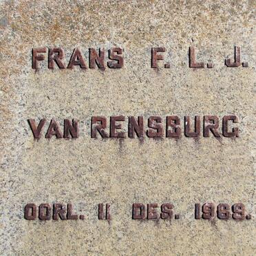 RENSBURG  F..L.J., van -1969