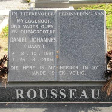 ROUSSEAU Daniel Johannes 1931-2003