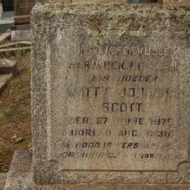 SCOTT Matty Johanna 1875-1936