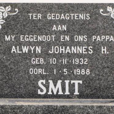 SMIT Alwyn Johannes H. 1932-1988