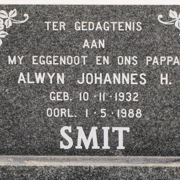 SMIT Alwyn Johannes H. 1932-1988