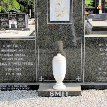SMIT Nicolaas Reymert Petrus 1923-1984 &amp; Hettie 1918-2001