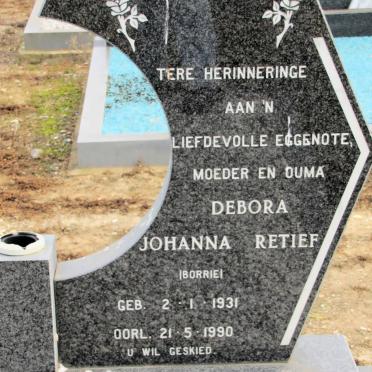SUTTON Debora Johanna Retief 1931-1990