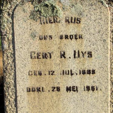 UYS Gert R. 1889-1961