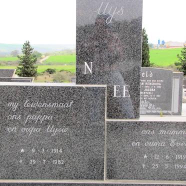 UYS Uysie 1914-1982 &amp; Evelyn 1919-1994