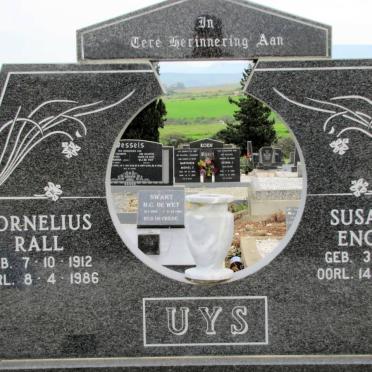 UYS Cornelius Rall 1912-1986 &amp; Susanna Engela 1912-1998
