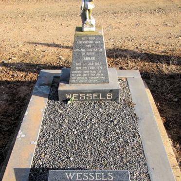 WESSELS Patricia Marie geb MALHERBE 1935-1987 :: WESSELS Annari 1969-1971