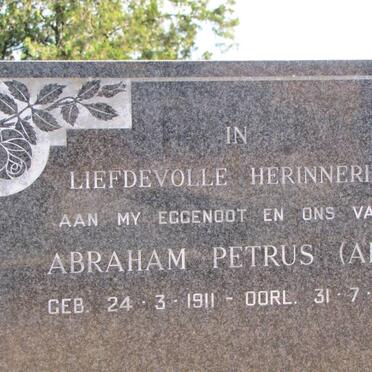 ? Abraham Petrus 1911-1968