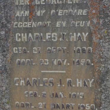 HAY Charles J. 1888-1950 :: HAY Charles J.R. 1915-1950