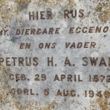 SWART Petrus H.A. 1872-1949