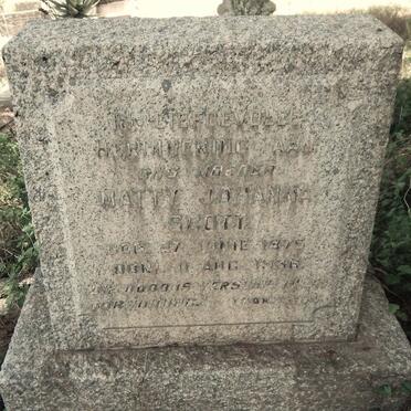 SCOTT Matty Johanna 1875-1936