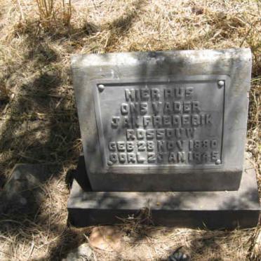 ROSSOUW Jan Frederik 1880-1945