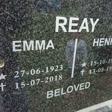 REAY Henry 192?-1995 &amp; Emma 1923-2018