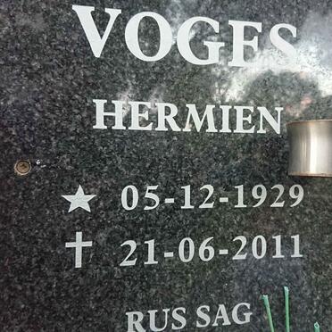 VOGES Hermien 1929-2011