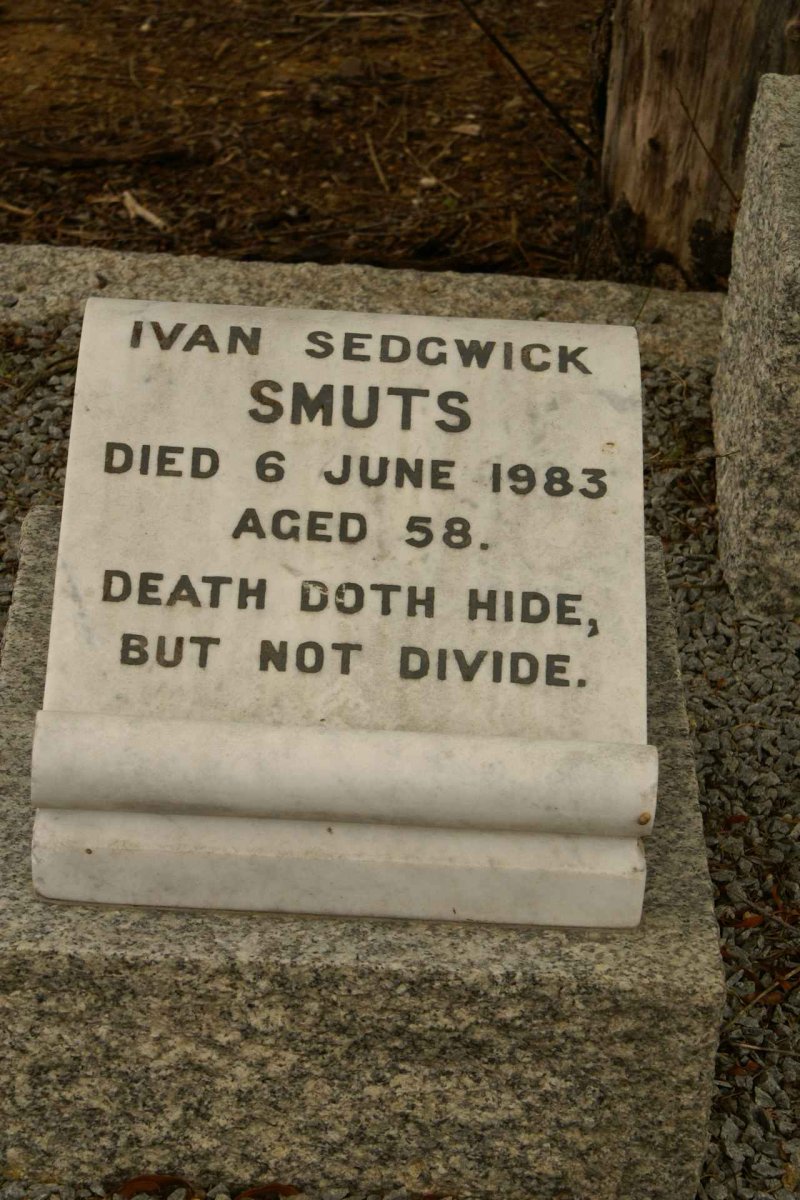 SMUTS Ivan Sedgwick -1983