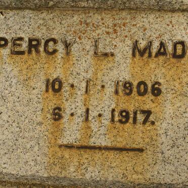MADER Percy L. 1906-1917