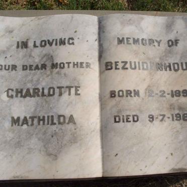 BEZUIDENHOUT Charlotte Mathilda 1892-1967