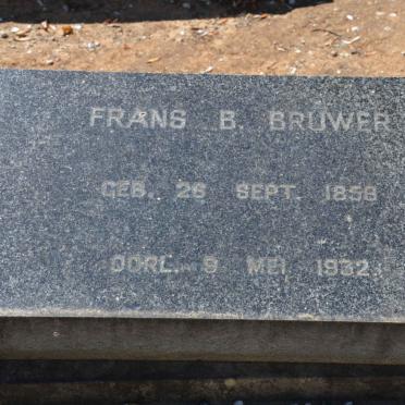 BRUWER Frans B. 1858-1932