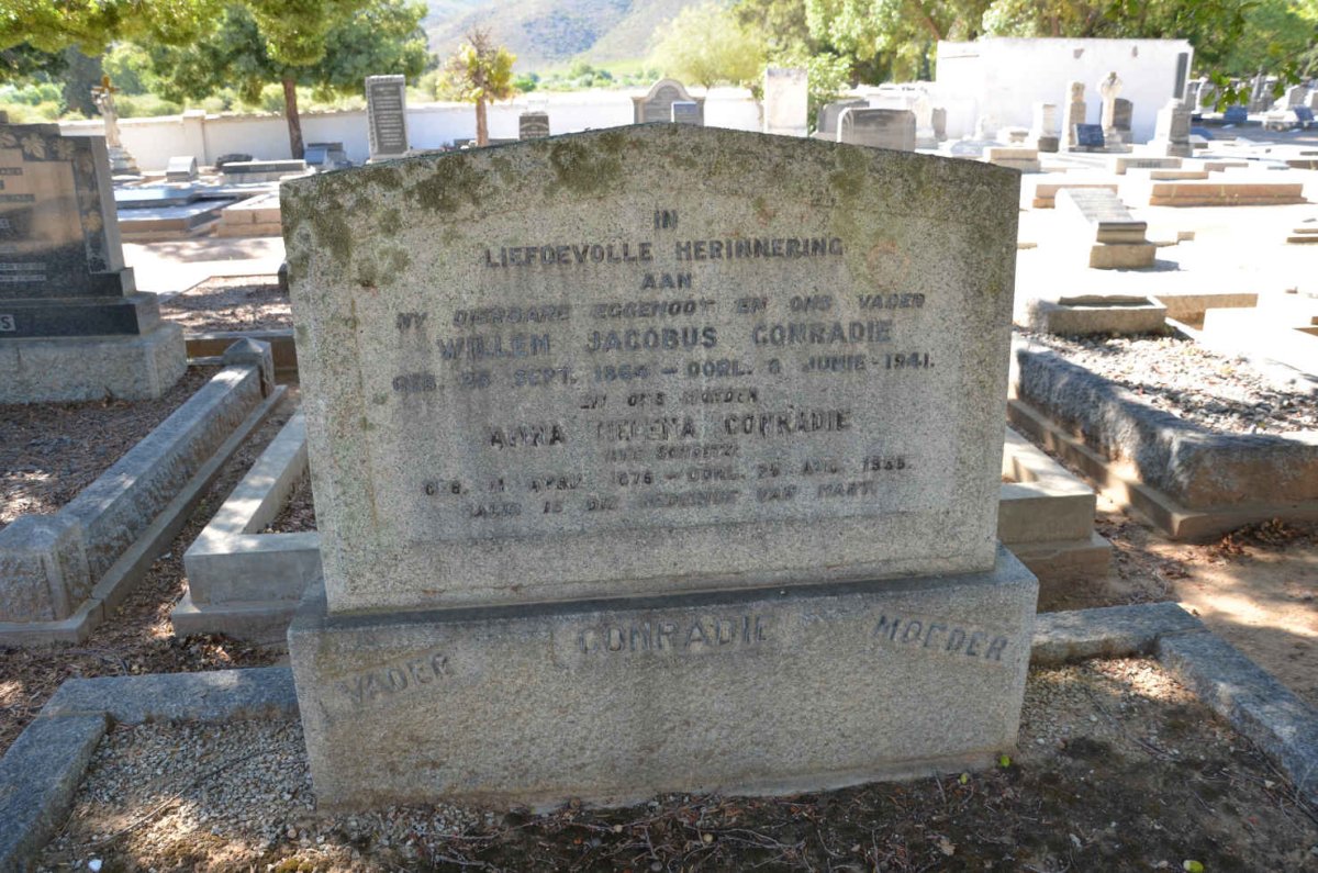 CONRADIE Willem Jacobus 1864-1941 & Anna Helena SCH? 187?-19?5