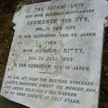 DYK Hermanus, van -1898 :: VAN DYK Kitty -1903