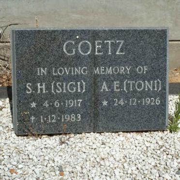 GOETZ S.H. 1917-1983 &amp; A.E. 1926-