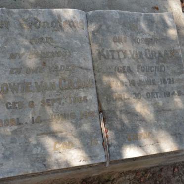 GRAAN Kowie, van 1866-1941 &amp; Kitty FOUCHE 1871-1949
