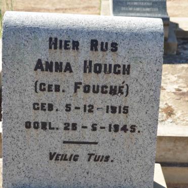HOUGH Anna nee FOUCHÉ 1915-1945