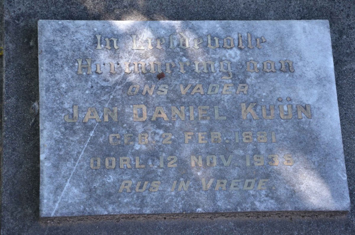KUUN Jan Daniel 1881-1935