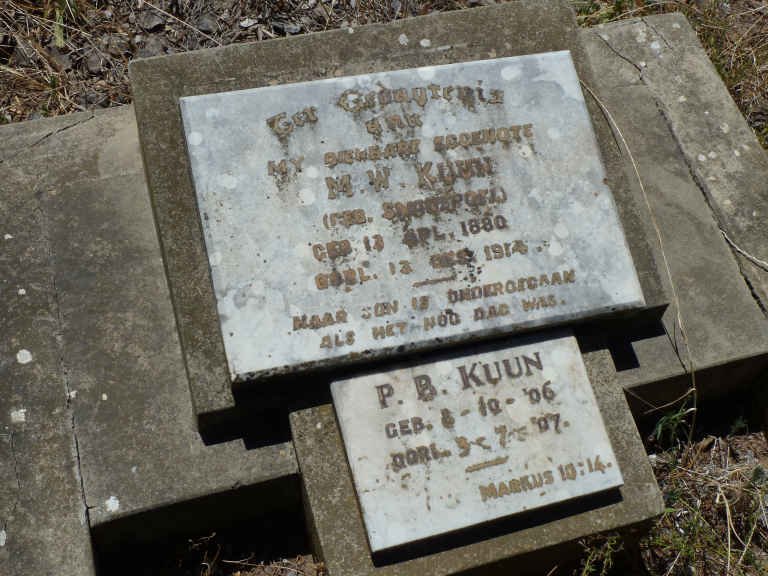 KUUN M.W. nee S?? 1880-1914 :: KUUN P.B. 1906-1907