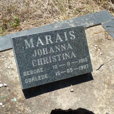 MARAIS Johanna Christina 1910-1987