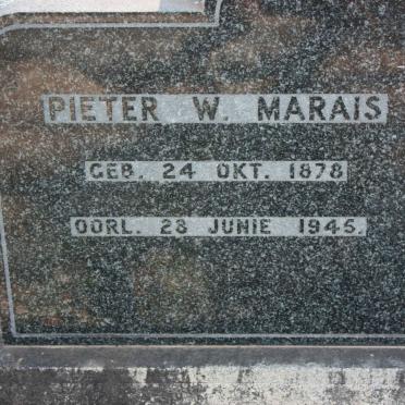 MARAIS Pieter W. 1878-1945