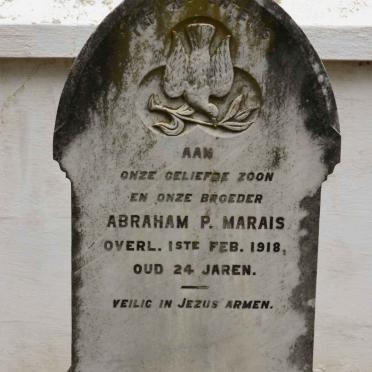 MARAIS Abraham P. -1918