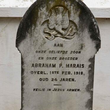 MARAIS Abraham P. -1918