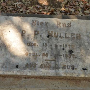 MULLER P.P. 1870-1937