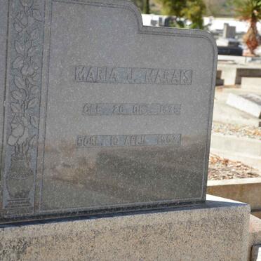 MARAIS Maria J. 1875-1953 :: MARAIS Pieter W. 1878-1945 :: MARAIS Willem J. 1887-1952