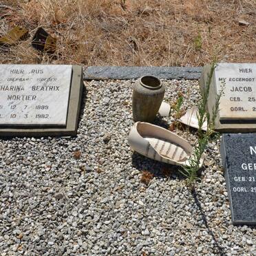 NORTIER Jacob 1888-1959 &amp; Catharina Beatrix 1889-1982 :: NORTIER Gert 1920-2003 &amp; Ansie 1928-2012