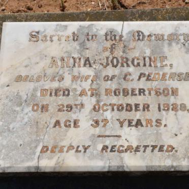 PEDERSON Anna Jorgine -1928
