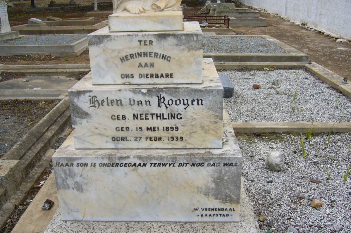 ROOYEN Helen, van nee NEETHLING 1899-1939
