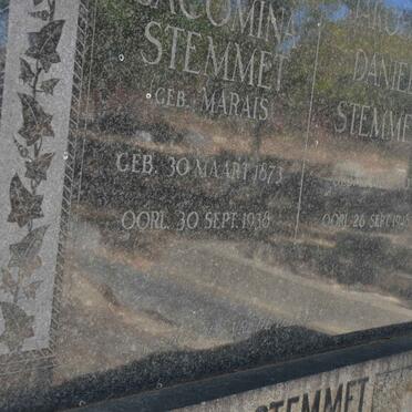 STEMMET Jakobus Daniel 1870-1948 &amp; Adriana Jacomina MARAIS 1873-1938