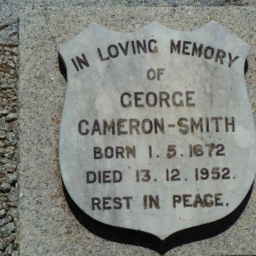 SMITH George, CAMERON 1872-1952